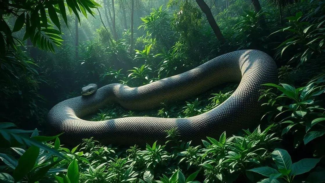Como interpretar sonhos com cobras gigantes