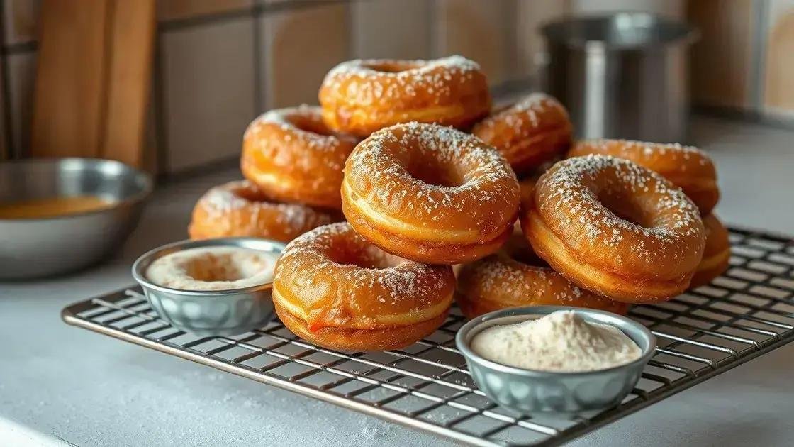 Dicas para um sonho frito crocante