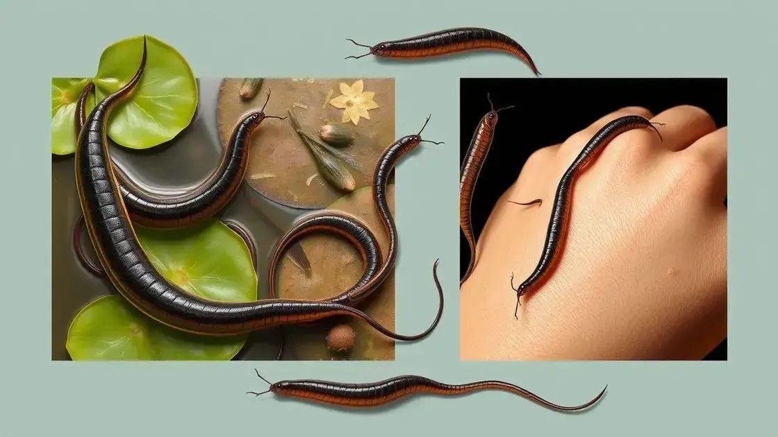 Diferentes tipos de sonhos com sanguessuga