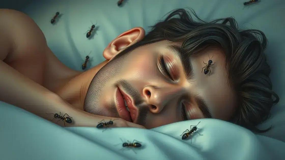 Interpretações comuns de sonhos com formigas