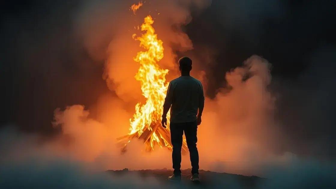 Interpretando o sonho com incêndio