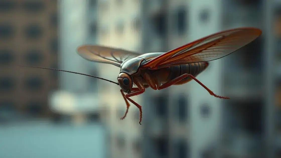 O que significa sonhar com barata voadora? Descubra agora!