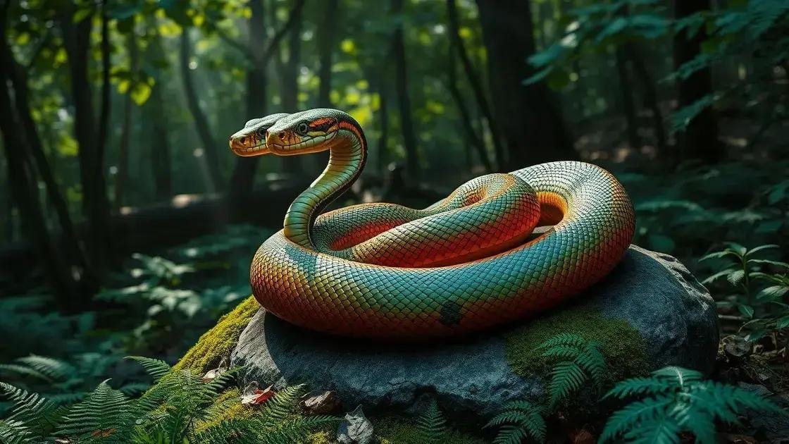 O que significa sonhar com cobra de duas cabeças? Descubra agora!