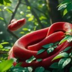 O que significa sonhar com cobras vermelhas e o que isso revela sobre você