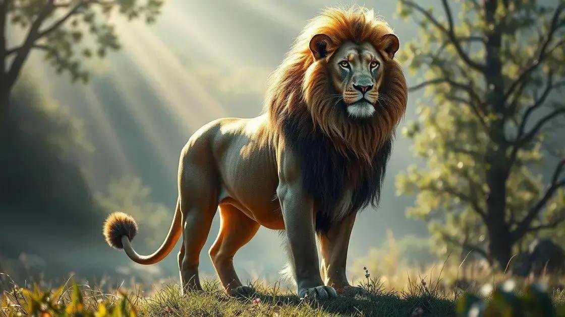 O que significa sonhar com leão no mundo espiritual e suas revelações