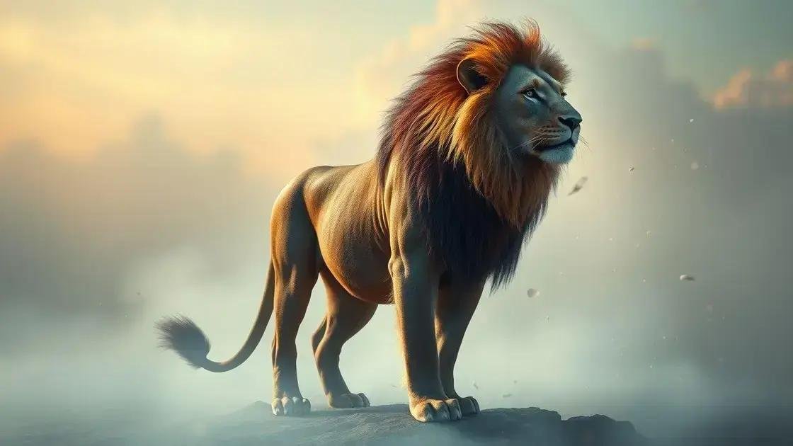 O que significa sonhar com leão querendo me pegar? Descubra agora!
