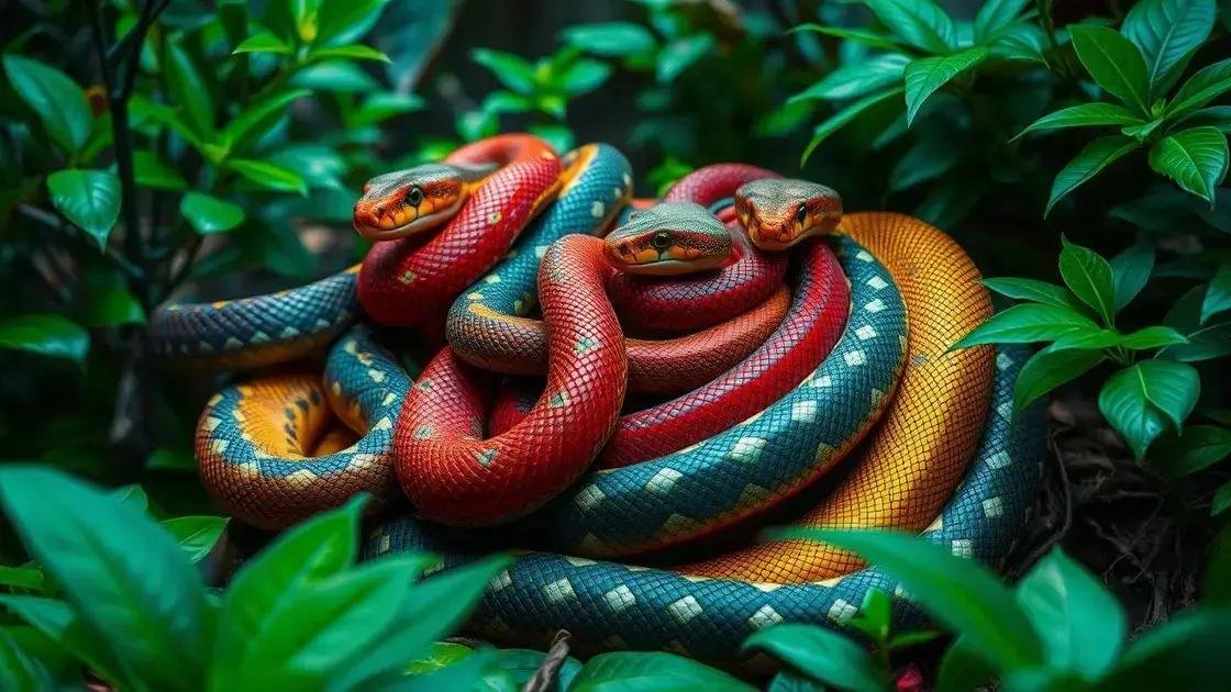 O que significa sonhar com um monte de cobras? Desvende esse mistério!