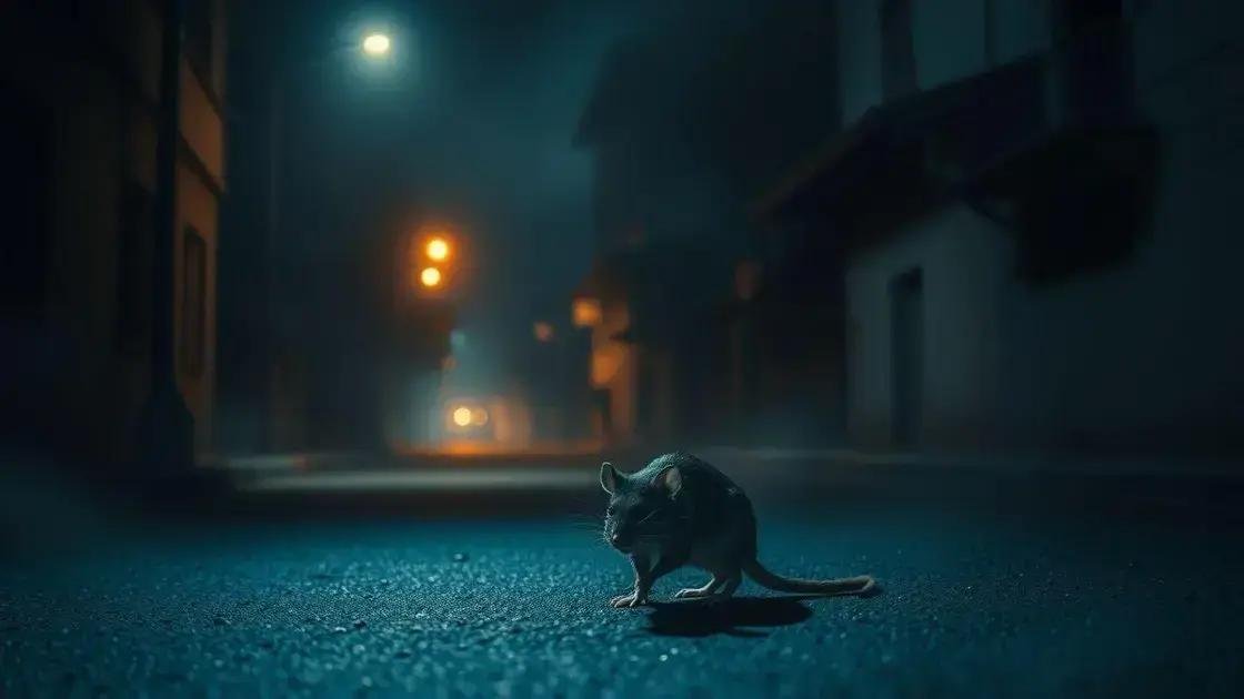 Sonhar com ratazana é bom ou ruim?
