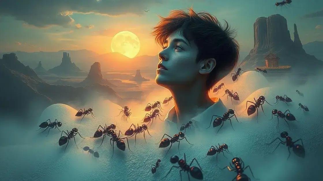 Sonhos com formigas e suas mensagens ocultas