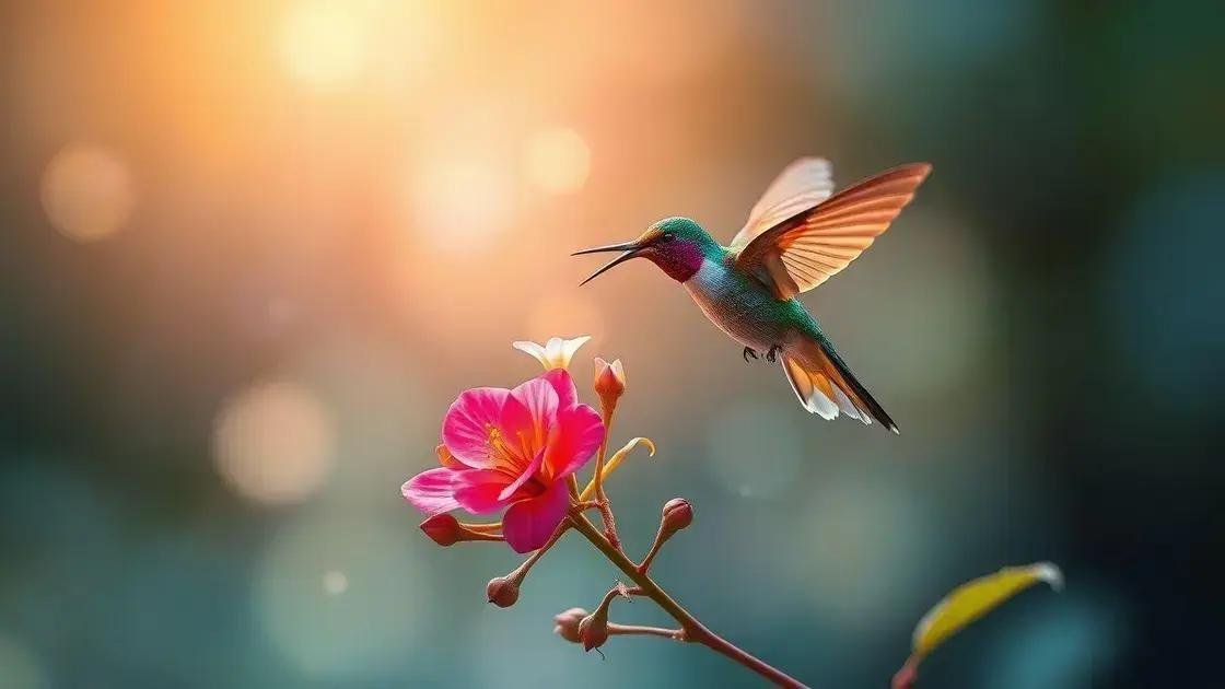 Sonhos espirituais: o que o beija-flor pode significar
